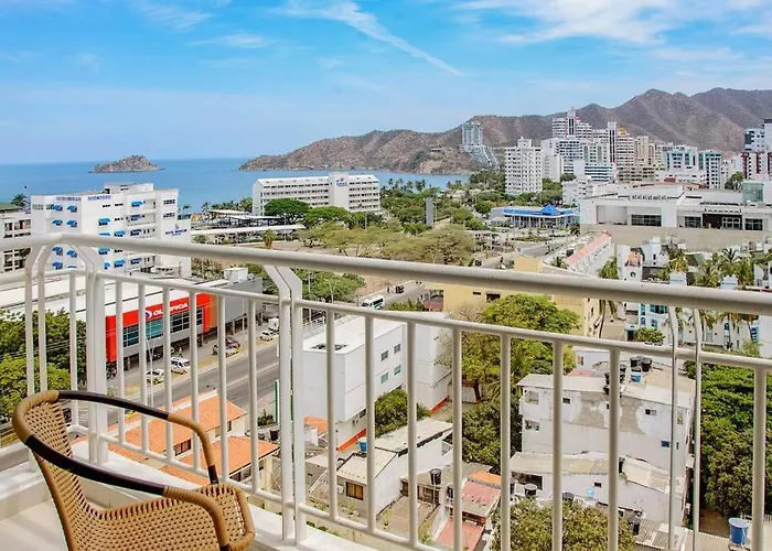 Apartamento Con Vista Al Mar Rodadero Santa Marta