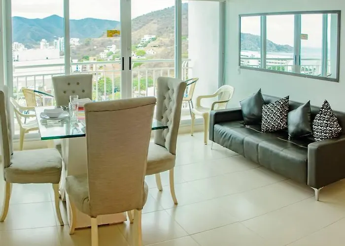 Apartamento Con Vista Al Mar Rodadero Santa Marta