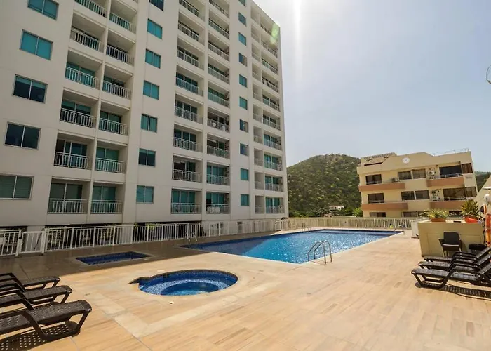 Apartamento Con Vista Al Mar Rodadero Santa Marta
