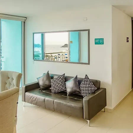 Apartamento Con Vista Al Mar Rodadero Santa Marta Santa Marta  Exterior foto